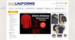 Desktop Screenshot of imuniforms.com