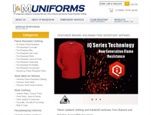 Tablet Screenshot of imuniforms.com